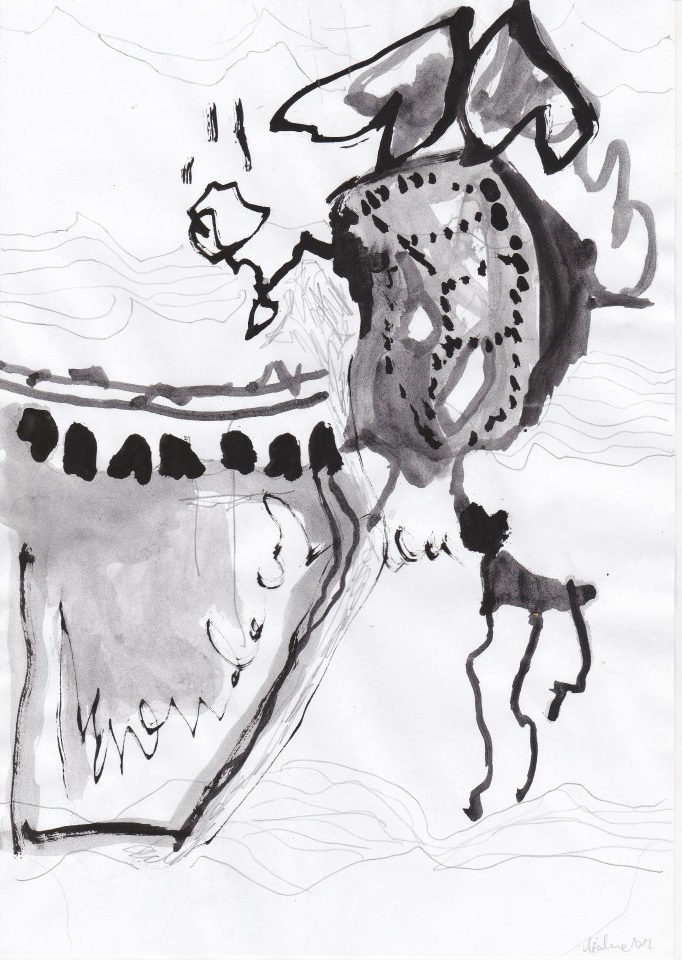 Steffi_Parlow_Dark blue smells salty, yellow tastes bitter. #04, 2019, Denis Mähne, If you forget me, 2012, 9 of 12