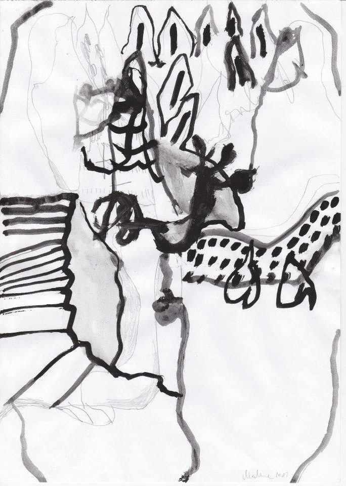 Steffi_Parlow_Dark blue smells salty, yellow tastes bitter. #04, 2019, Denis Mähne, If you forget me, 2012, 10 of 12