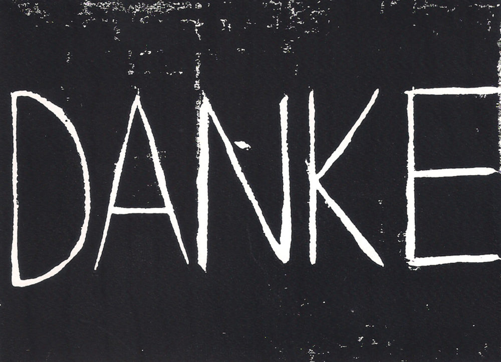 Steffi_Parlow_LITTLE EFFORT BIG IMPACT, 2016, thank-you card (edition) 5 of 16